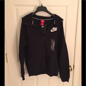 Nike zip up sweatshirt with hood! Size Small